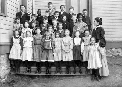 Portrait of School Children by Unbekannt Unbekannt